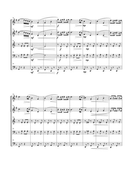 Thunder And Lightning For Brass Quintet Page 2