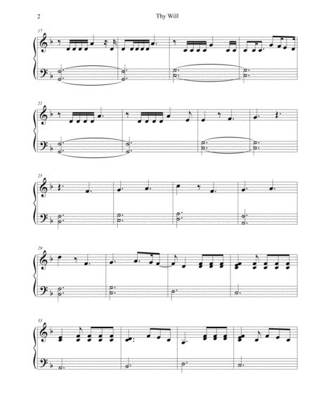 Thy Will Hillary Scott Sheet Music Easy Page 2