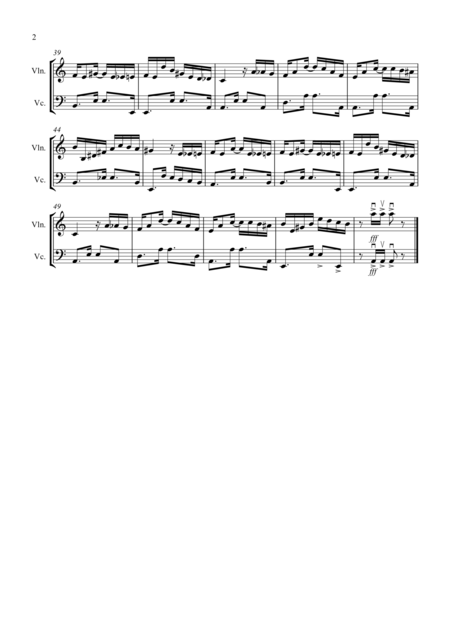 Tico Tico For Violin And Cello Duet Page 2