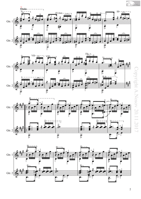 Tico Tico No Fuba Sheet Music For 2 Guitars Page 2