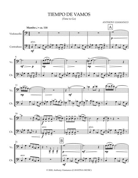 Tiempo De Vamos Cello And Bass Page 2