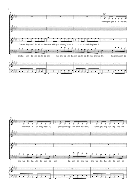 Tightrope Satb With Piano Accompaniment Page 2