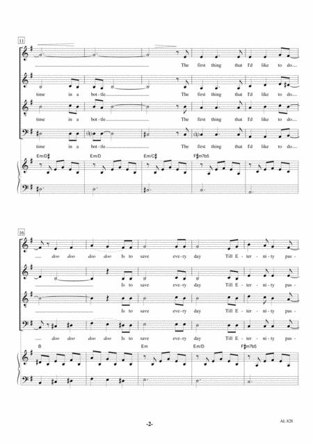 Time In A Bottle Satb Piano Page 2