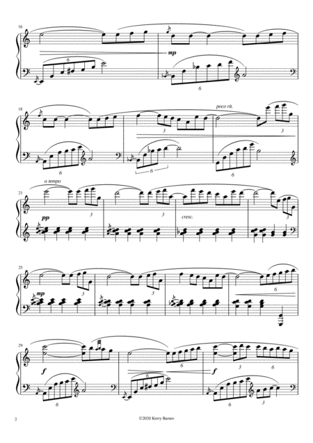 Time To Reflect Relaxing Piano Solo Page 2