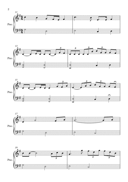 Time To Say Goodbye By Andrea Bocelli And Sarah Brightman Easy Piano Page 2