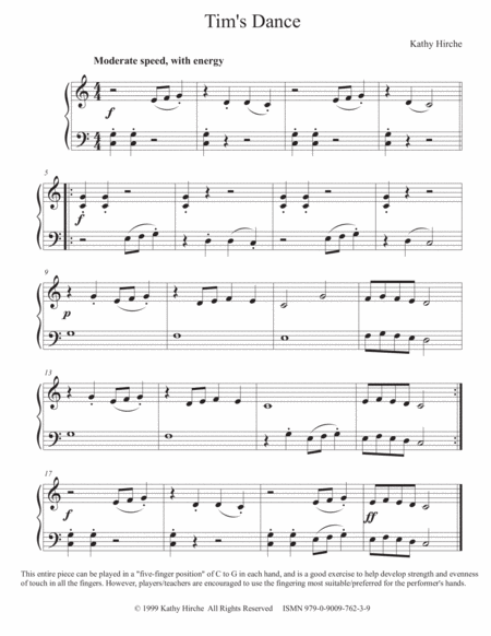 Tims Dance Piano Keyboard Solo Page 2