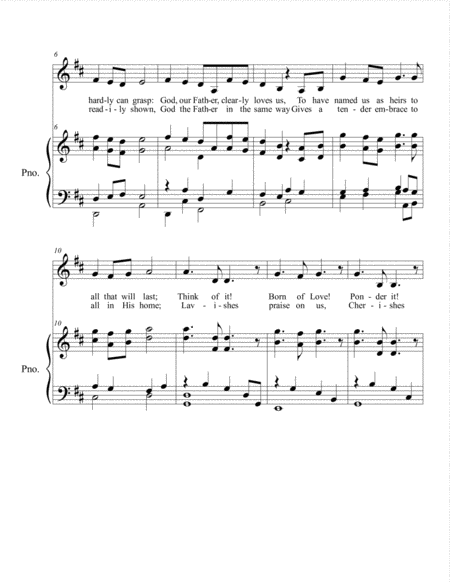 To Be Called Children Of God Piano Alto Page 2