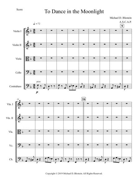 To Dance In The Moonlight Score Only Page 2
