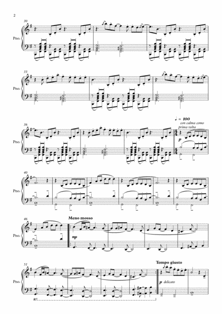 To My Soul Jerry Folk Solo Piano Version Page 2