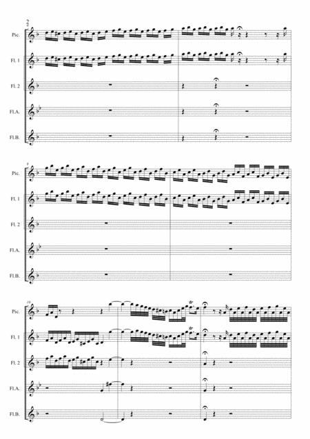 Toccata And Fugue In D Minor Flute Choir Page 2