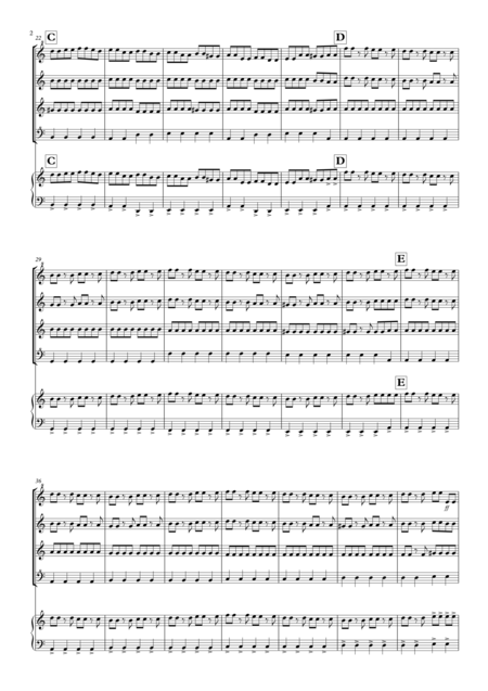 Toccata By Bach Rocks For Recorder Quartet Page 2