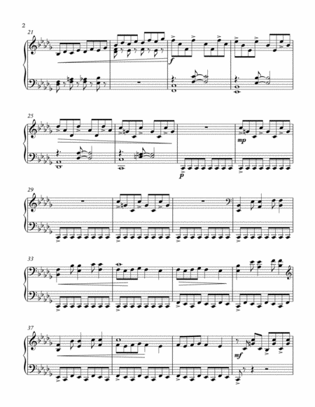 Toccata In B Flat Minor For Piano Page 2