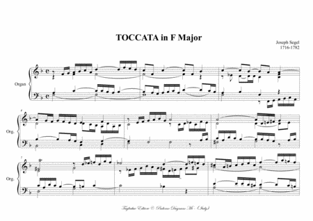 Toccata In F Major J Segel Page 2