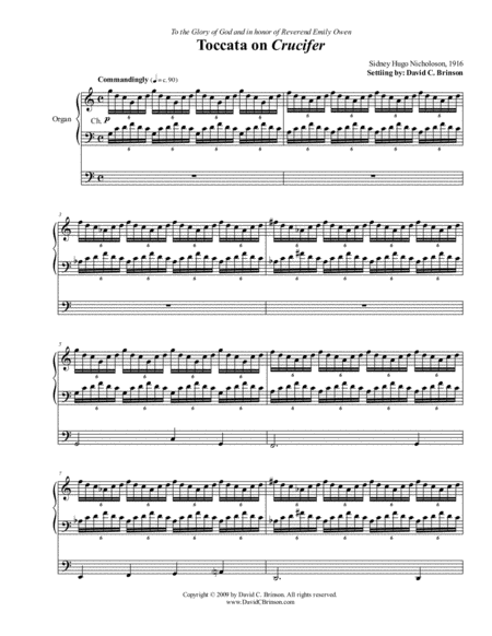 Toccata On Crucifer Page 2