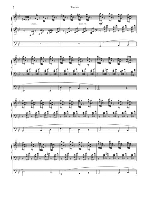 Toccata Organ Solo Page 2