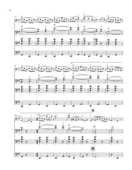 Tomfoolery 3 Celli Accompaniment To Solo Page 2