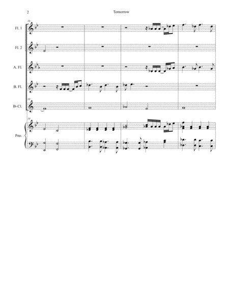 Tomorrow For Flute Choir Page 2