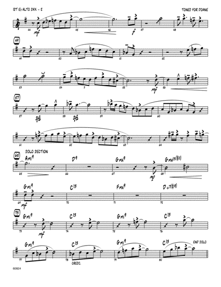 Tones For Doane 1st Eb Alto Saxophone Page 2
