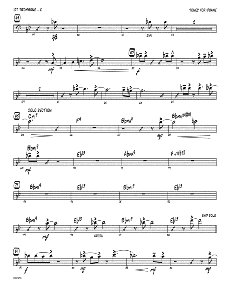 Tones For Doane 1st Trombone Page 2