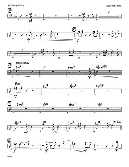 Tones For Doane 3rd Trombone Page 2