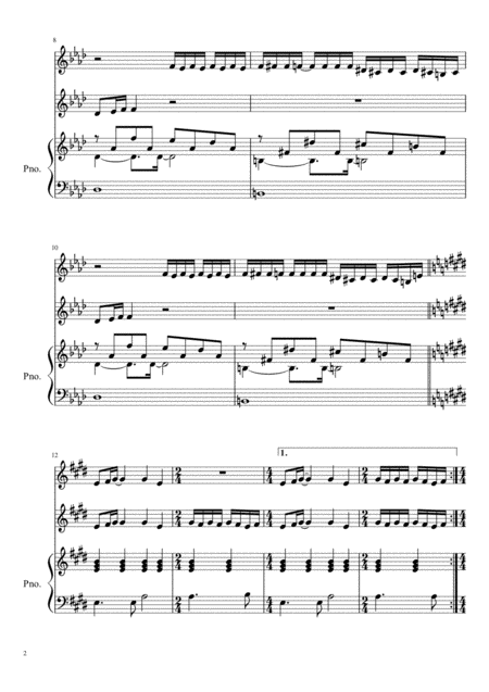 Total Eclipse Of The Heart For Piano And Violin Page 2