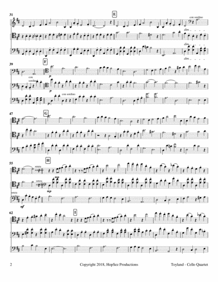 Toyland Cello Trio Page 2