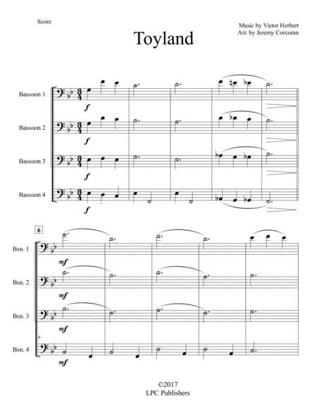 Toyland For Bassoon Quartet Page 2