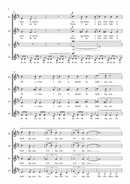 Tragedy Ssaa A Capella Page 2