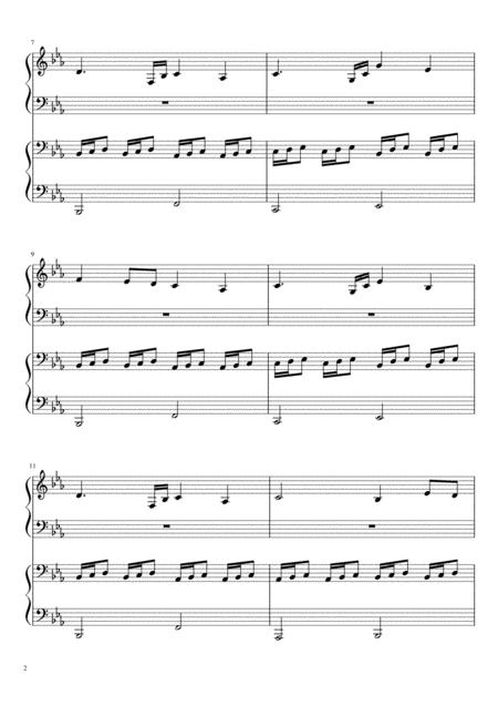 Transformers Arrival To Earth Four Hands Piano Duet Page 2