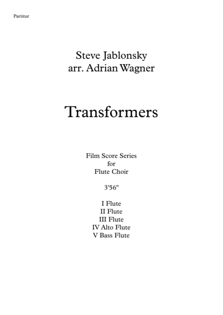 Transformers Steve Jablonsky Flute Choir Arr Adrian Wagner Page 2