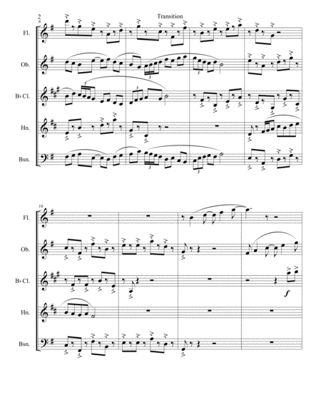 Transition Iii Part Iii Of A 3 Movement Woodwind Quintet Page 2