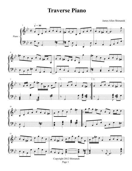 Traverse Piano Page 2