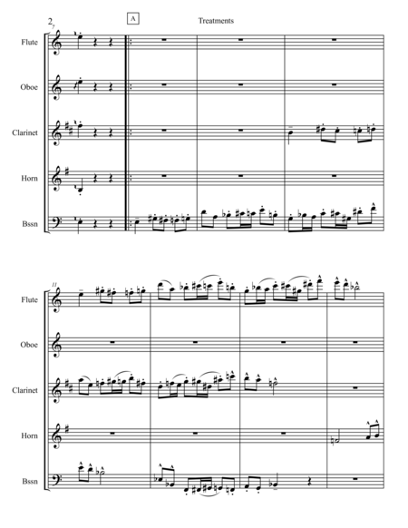 Treatments For Wind Quintet Page 2