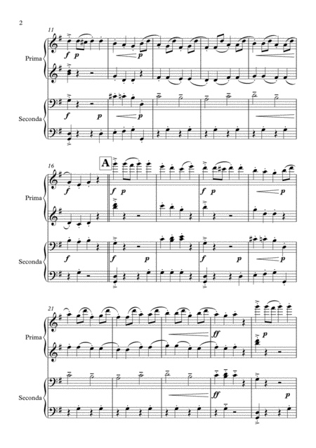 Trepak From The Nutcracker For Easy Piano Duet Page 2