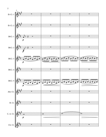 Trilogy Sonata Satyagraha Conclusion Act Iii For Clarinet Choir Page 2