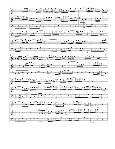 Trio For Organ Bwv 584 Arrangement For 3 Recorders Page 2