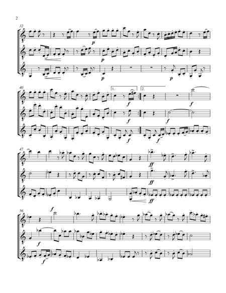 Trio In C H Iv No 1 Iii Vivace Guitar Trio Score And Parts Page 2