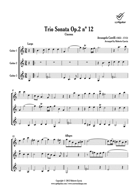 Trio Sonata Op 2 N 12 Page 2