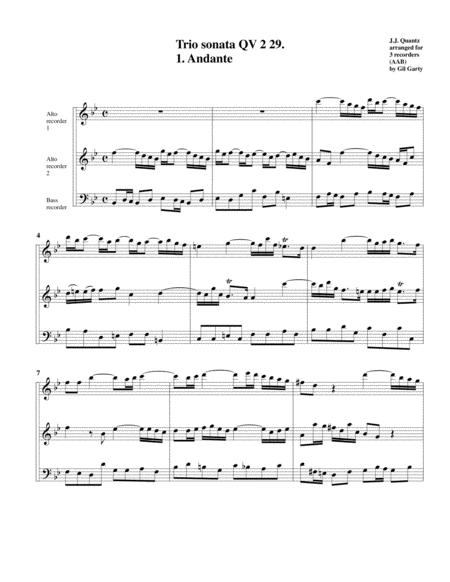 Trio Sonata Qv 2 29 Arrangement For 3 Recorders Page 2