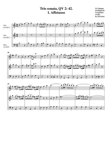 Trio Sonata Qv 2 42 Arrangement For 3 Recorders Page 2