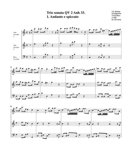 Trio Sonata Qv 2 Anh 33 Arrangement For 3 Recorders Page 2