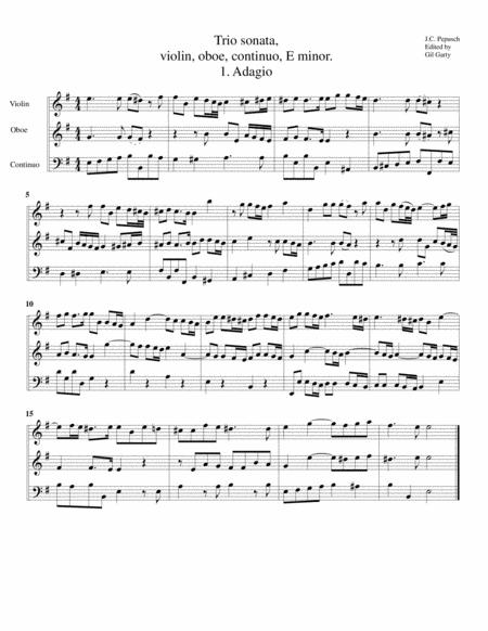 Trio Sonata Violin Oboe Continuo E Minor Page 2