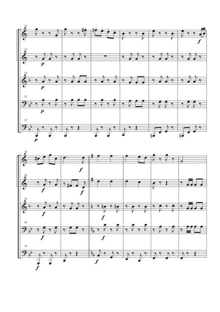 Tritsch Tratsch Polka For Brass Quintet Page 2