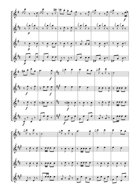 Tritsch Tratsch Polka For Saxophone Quartet Page 2