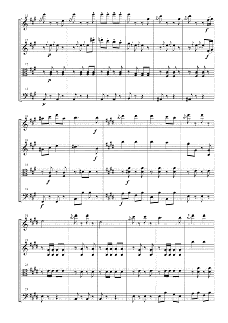 Tritsch Tritsch Polka For String Quartet Page 2