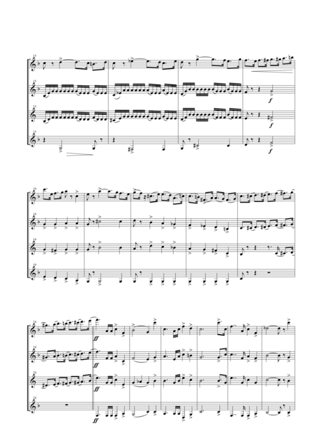 Triumphal March For Clarinet Quartet Page 2