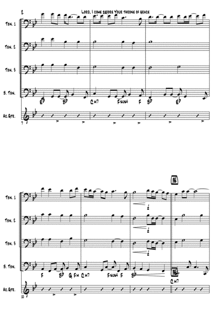 Trombone Praise O God Beyond All Praising Trombone Quartet Page 2