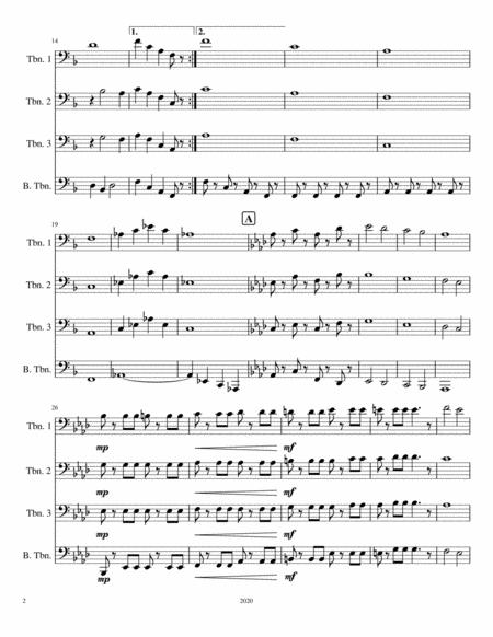 Trombone Quartet No 4 Page 2