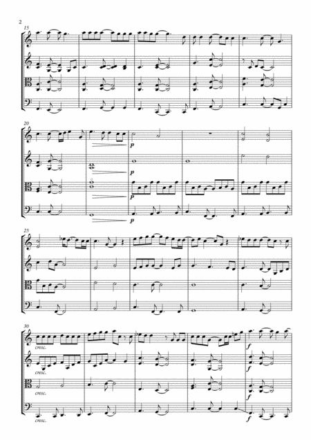 True Colors String Quartet Page 2