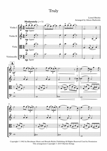 Truly String Quartet Page 2